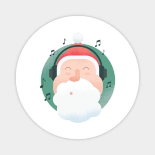 Santa Music Magnet